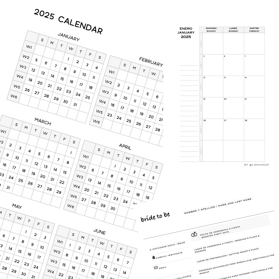 Agenda digital para peinadores 2025 - Image 2